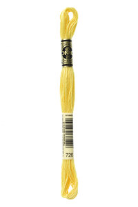 Fil Mouliné DMC Gold Concept 8M Col. 726 Broderie et Point de Croix