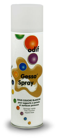 Gesso en spray blanc 400 ml