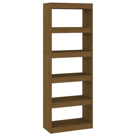 vidaXL Bibliothèque/Cloison Marron miel 60x30x167 5 cm Bois de pin