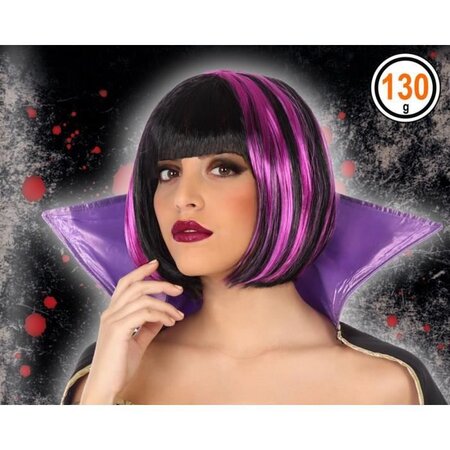 ATOSA - Perruque vampire Adultes Femmes - Violette