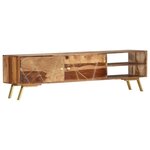 vidaXL Meuble TV 140x30x40 cm Bois solide