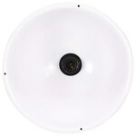 vidaXL Lampe suspendue industrielle 25 W Blanc Rond 30 cm E27