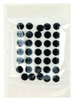 Strass thermocollant tissu Ø 6mm Noir 35 pièces