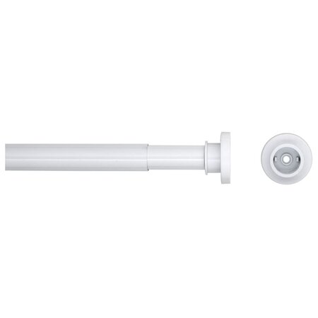 Sealskin Tringle de rideau de douche télescopique 125-220 cm Blanc