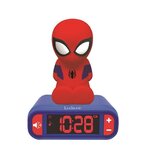 SPIDER-MAN Réveil veilleuse chambre enfant LEXIBOOK - Sons et lumieres