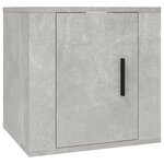 vidaXL Ensemble de meubles TV 6 Pièces Gris béton Bois d'ingénierie