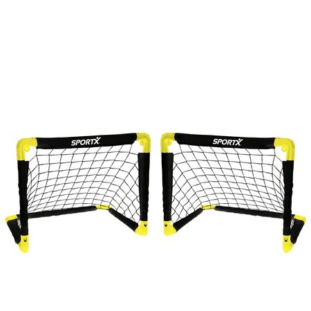 Sportx 2 pièces cages de but pliables 55 x 44 x 44 cm
