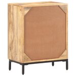 vidaXL Buffet 60x35x77 cm Bois de manguier massif