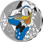 Pièce de monnaie en Argent 10 Euro g 22.2 Millésime 2023 DONALD DUCK DISNEY