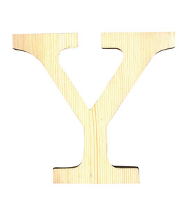 Alphabet en bois 19 cm Lettre Y