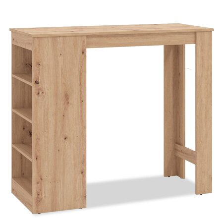 Table en bois naturel 120x50 cm