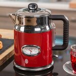 Russell hobbs bouilloire retro rouge 2400 w 1 7 l