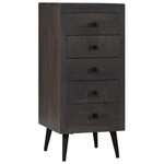 vidaXL Buffet Bois massif de manguier 40 x 40 x 91 cm