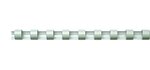 Baguettes de reliure plastiques  rondes  bleu  8mm  pack de 100 fellowes