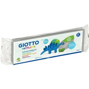 Pain de 350 g de pâte à modeler GIOTTO PATPLUME argent