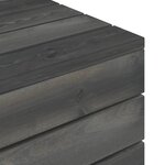 vidaXL Salon palette de jardin 5 Pièces avec coussins Bois de pin massif