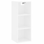 vidaXL Buffet haut Blanc 34 5x34x180 cm Bois d'ingénierie