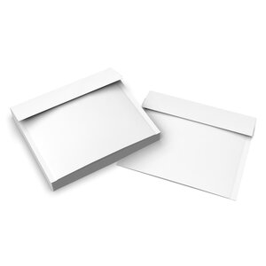 Lot de 20 enveloppes blanche rembourrée en papier structure nid d'abeille 165x165 mm