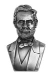 Pièce de monnaie en Argent 10000 Francs g 62.2 (2 oz) Millésime 2022 Busts ABRAHAM LINCOLN