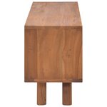 vidaXL Meuble TV 110x30x45 cm Bois de teck massif