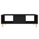 vidaXL Table basse Noir 103 5x60x35 cm Aggloméré