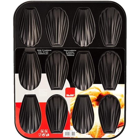 Plaque pour 12 Madeleines Acier 26 x 21 cm MOKA IBILI