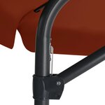 vidaXL Parasol d'extérieur avec mât en acier 300 cm Terre cuite