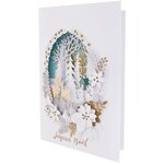 Carte joyeux noël forêt enchantée - draeger paris