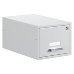 Tiroir pour fiche bristrol en acier, A5, gris DURABLE