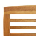 vidaXL Banc de jardin 119 cm Bois d'acacia solide