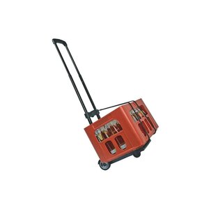 MANNESMANN Chariot pliable - Charge 30 kg - Noir
