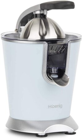 H.Koenig Presse-Agrumes 160W Inox Bleu Pastel AGR86 AGR80