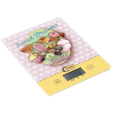Bestron balance de cuisine 5 kg multicolore aks700sd