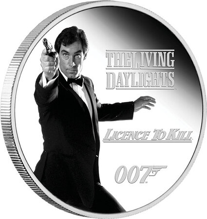 Monnaie en argent 1 dollar g 31.1 (1 oz) millésime 2023 james bond