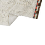Tapis ethnique laine Bahari beige - 80 x 120 cm