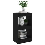 vidaXL Bibliothèque/Séparateur de pièce Noir 40x30x72 cm