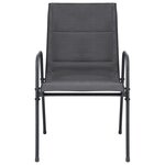 vidaXL Mobilier de salle à manger d'extérieur 5 Pièces Acier Anthracite