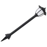 vidaXL Lampes solaires à LED d'extérieur 6 Pièces Noir