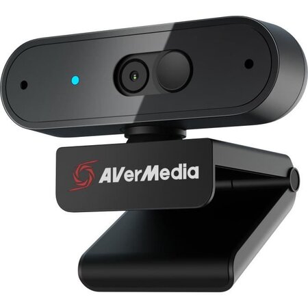 AVerMedia Webcam Full HD 1080p30 PW310P-Autofocus-Rotation ... 360ø- Con‡ue pour Skype, Zoom, Google Meet, Microsoft Teams, OBS, etc.