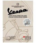 Pièce de monnaie 5 euro Italie 2019 argent BU – Vespa (blanche)