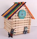 Bâtons de construction en bois 11 4 x 1 cm 50 pièces