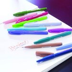Stylo feutre brush sign pen  violet x 10 pentel arts