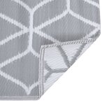 vidaXL Tapis d'extérieur Gris 160x230 cm PP