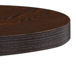 vidaXL Table de bistro Marron foncé 40 cm MDF
