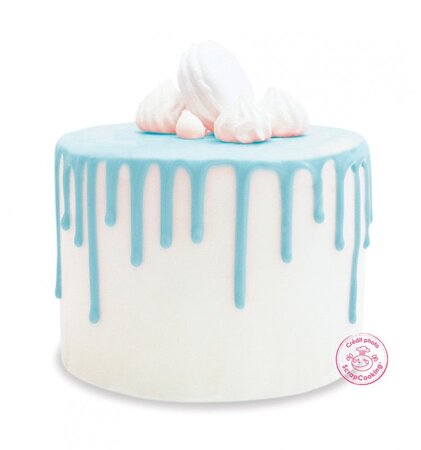 Glaçage goût chocolat 130 g - bleu