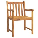 vidaXL Ensemble de salle à manger de jardin 5 Pièces Bois d'acacia solide
