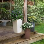 LECHUZA Jardinière CUBICO Color 22 ALL-IN-ONE Ardoise