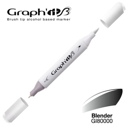 Marqueur manga à l'alcool Graph'it Brush 0000 Blender