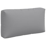 vidaXL Coussins de palette 3 Pièces gris tissu