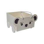 Chariot Koala 34X30X20 5 Cm - Bois